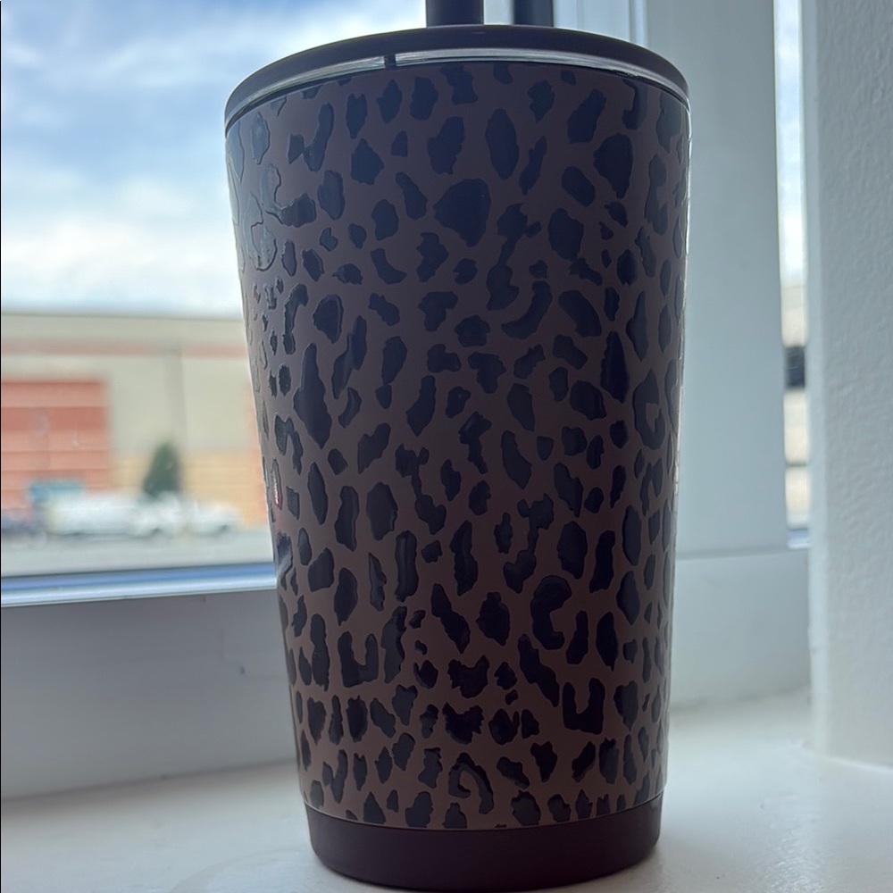 Hydrojug spillprood Leopard Insulated Tumbler